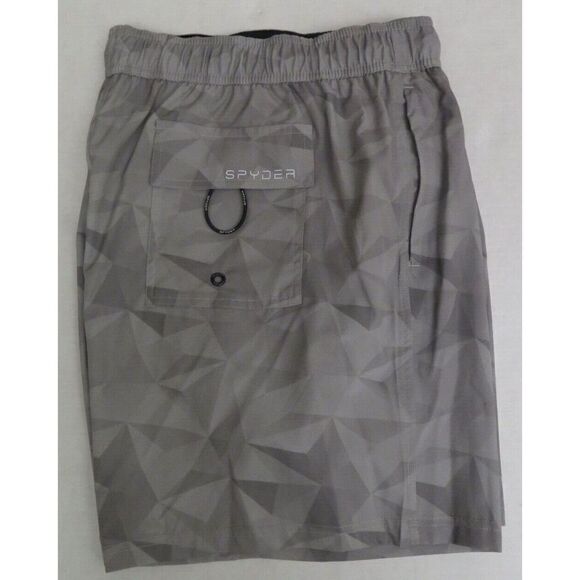 Spyder Swim S923057 ALY Men's Sz 2XL Gray Tristar 7" Swim Trunk Shorts - Picture 4 of 6